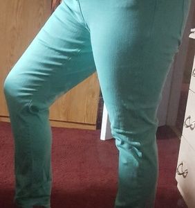 GAP Mint Colored Stretch Skinny Jeans